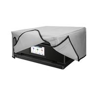 kwmobile Dust Cover Compatible with Canon PIXMA TS8750 - Printer Case - Fabric Protector Cover - Light Grey