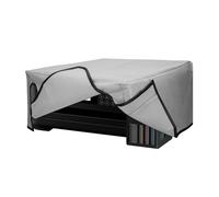 kwmobile Dust Cover Compatible with Epson EcoTank ET-2850 / EcoTank ET-2856 / Home XP-5200 - Printer Case - Fabric Protector Cover - Light Grey