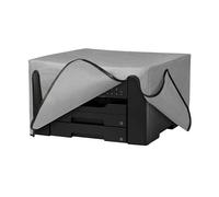 kwmobile Dust Cover Compatible with Epson WorkForce WF-7840DTWF - Printer Case - Fabric Protector Cover - Light Grey
