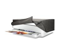 kwmobile Dust Cover Compatible with HP Envy 6020e / Envy 6055e - Printer Case - Fabric Protector Cover - Dark Grey