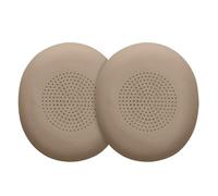 kwmobile Ear Pads Compatible with Jabra Evolve 2 65 / Evolve 65 SE Earpads - 2x Replacement for Headphones - Beige