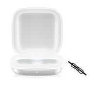 kwmobile Earphones Case Compatible with Beats Fit Pro - Crystal TPU Two-Part Earbuds Case - Transparent