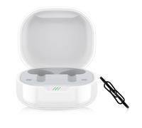 kwmobile Earphones Case Compatible with JBL Wave 300 TWS - Crystal TPU Two-Part Earbuds Case - Transparent