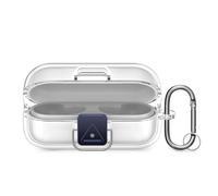 kwmobile Earphones Case Compatible with Sony WF-C510 - Crystal TPU Two-Part Earbuds Case - Transparent