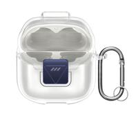 kwmobile Earphones Case for JBL Tune Flex 2 Case - Clear TPU Silicone Earbuds Cover - Transparent