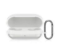kwmobile Earphones Case for Sony WF-C700N Case - Clear TPU Silicone Earbuds Cover - Transparent