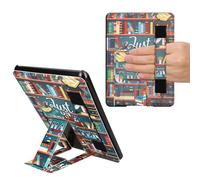 kwmobile Foldable PU Leather Cover and Stand for eReader Compatible with Amazon Kindle Paperwhite 11. Generation 2021 Case - Multicolor