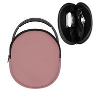 kwmobile Headphone Case Compatible with DOQAUS / H390 / WH-CH520 / WH-CH510 / Evolve 2 75 Headphones - 23 x 21 cm - Dark Rose