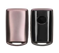 kwmobile Key Cover Compatible with Mazda 3-Button CX30 CX50 CX60 CX90 MX-30 - Soft TPU Car Key Fob Protector Case - Black Matte/Black