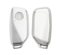 kwmobile Key Fob Cover for BMW 4-Button X7 X1 U11 iX iX1 7 Series G07 i7 Cover - Protective Car Key Case - Soft Anti-Slip TPU Shell - Scratch Resistant - Silver Matte