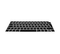kwmobile Keyboard Cover Compatible with Apple MacBook Air 13" 2018 2019 2020 A1932 - QWERTY (Spain) Layout Keyboard Cover Silicone Skin - Black