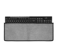 kwmobile Keyboard Cover compatible with Logitech MK270 Wireless Dust-Proof Keyboard Case with Zipper - Dark Grey