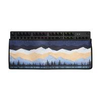 kwmobile Keyboard Dust Cover Compatible with Logitech G512/G513 Carbon Tactile/Linear/GX Blue Cover - 48.4 x 15.4 cm Bluetooth Keyboard Protector - Starry Night Lake