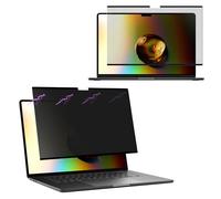 kwmobile Laptop Privacy Screen for Apple Macbook Air 15 M3 2024 A3114 - Magnetic Computer Privacy Screen Shield - Laptop Monitor Protector - Anti Glare Blue Light Blocking