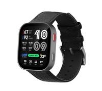 kwmobile Leather Strap for Amazfit Bip Max/Amazfit Bip 6 Watch Strap - Fitness Tracker Replacement Watch Band - Sports Wristband with Clasp