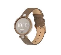 kwmobile Leather Strap for Garmin Lily Sport Watch Strap - Fitness Tracker Replacement Watch Band - Sports Wristband with Clasp