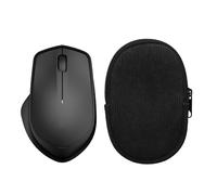 kwmobile Mouse Case for HP 280M Silent/Logitech M705 Carry Case - Protective Carry Pouch for Bluetooth Mouse - Soft Neoprene Protection - Black