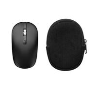 kwmobile Mouse Case for HP Z3700 / Anmck M1P / AE WISH ANEWISH/cimetech TM013 Carry Case - Protective Carry Pouch for Bluetooth Mouse - Soft Neoprene Protection - Black