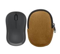 kwmobile Mouse Case for Logitech M240 SILENT / M325S Carry Case - Protective Carry Pouch for Bluetooth Mouse - Soft Neoprene Protection - Olive Green