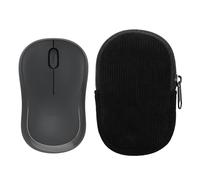 kwmobile Mouse Case for Logitech M240 SILENT / M325S Carry Case - Protective Carry Pouch for Bluetooth Mouse - Soft Neoprene Protection - Black
