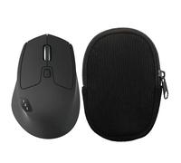kwmobile Mouse Case for Logitech M720 TRIATHLON / M705 MARATHON Carry Case - Protective Carry Pouch for Bluetooth Mouse - Soft Neoprene Protection - Black