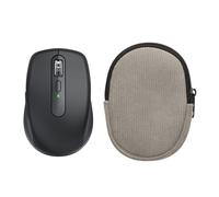 kwmobile Mouse Case for Logitech MX ANYWHERE 3 / ANYWHERE 3S Carry Case - Protective Carry Pouch for Bluetooth Mouse - Soft Neoprene Protection - Grey