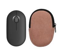 kwmobile Mouse Case for Logitech Pebble Mouse 2 M350s / M350 Carry Case - Protective Carry Pouch for Bluetooth Mouse - Soft Neoprene Protection - Dusty Pink