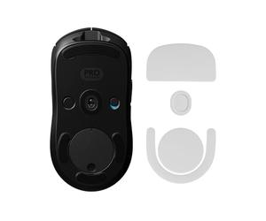 kwmobile Mouse Feet Replacement Compatible with Logitech G Pro Wireless Gaming Computer Mouse Skates Sticker - White