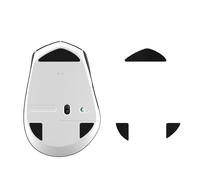 kwmobile Mouse Feet Replacement Compatible with Logitech M720 Triathlon Computer Mouse Skates Sticker - Black