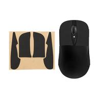 kwmobile Mouse Grip Tape Compatible with SteelSeries Sensei Ten/raw/xai Grip Tape - Non-Slip Faux Leather - Black