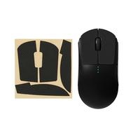 kwmobile Mouse Grip Tape for Logitech G Pro Wireless 1 Grip Tape - Non-Slip Faux Leather - Black
