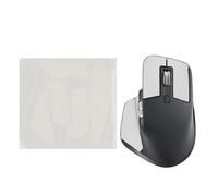 kwmobile Mouse Grip Tape for Logitech MX Master 3S Grip Tape - Non-Slip Faux Leather - White