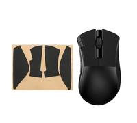 kwmobile Mouse Grip Tape for Razer DeathAdder V2 X Grip Tape - Non-Slip Faux Leather - Black