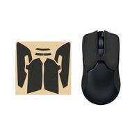 kwmobile Mouse Grip Tape for Razer Viper 8k HZ Grip Tape - Non-Slip Faux Leather - Black