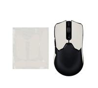 kwmobile Mouse Grip Tape for Razer Viper V2 Pro Grip Tape - Non-Slip Faux Leather - White