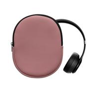 kwmobile Neoprene Headphone Case for Solo 4 / Solo 3 Wireless/Marshall Major V Cover - Over-Ear Headset Storage Pouch - Soft Travel Carry Bag Dark Rose