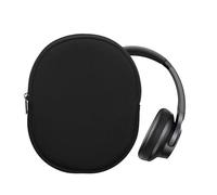 kwmobile Neoprene Headphone Case for Soundcore Q20i Cover - Over-Ear Headset Storage Pouch - Soft Travel Carry Bag Black