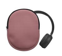 kwmobile Neoprene Headphone Case for Tune 600 / 500BT / 510BT / 450 Cover - Over-Ear Headset Storage Pouch - Soft Travel Carry Bag Dark Rose