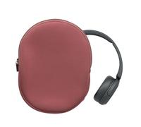 kwmobile Neoprene Headphone Case for WH-CH520 / WH-CH510 / MDR-ZX110 Cover - Over-Ear Headset Storage Pouch - Soft Travel Carry Bag Dark Rose