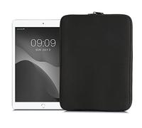 kwmobile Neoprene Pouch Compatible with 12,4"-12,9" Tablet - Universal Sleeve Case Cover with Zipper for Tablet - Black