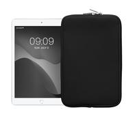 kwmobile Neoprene Pouch Compatible with 8"-8,4" Tablet - Universal Sleeve Case Cover with Zipper for Tablet - Dark Grey