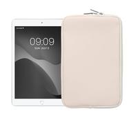 kwmobile Neoprene Pouch Compatible with 8"-8,4" Tablet - Universal Sleeve Case Cover with Zipper for Tablet - White