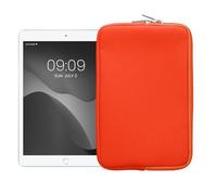 kwmobile Neoprene Pouch Compatible with 8"-8,4" Tablet - Universal Sleeve Case Cover with Zipper for Tablet - Orange