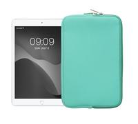 kwmobile Neoprene Pouch Compatible with 8"-8,4" Tablet - Universal Sleeve Case Cover with Zipper for Tablet - Mint