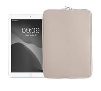 kwmobile Neoprene Pouch Compatible with 9,7"-11" Tablet - Universal Sleeve Case Cover with Zipper for Tablet - White