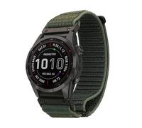 kwmobile Nylon Band Compatible with Garmin Instinct 2S / Fenix 8S / Fenix 7S / Fenix 6S - Band Replacement Strap for Fitness Tracker - Dark Green