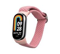 kwmobile Nylon Band Compatible with Xiaomi Mi Band 10 / Mi Band 9/8 - Band Replacement Strap for Fitness Tracker - Dusty Pink