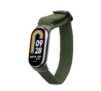 kwmobile Nylon Band Compatible with Xiaomi Mi Band 8 / Mi Band 9 - Band Replacement Strap for Fitness Tracker - Dark Green