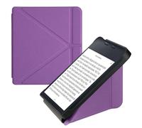 kwmobile Origami Case Compatible with Kobo Libra 2 Case - Slim PU Leather Cover with Stand - Violet