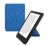 kwmobile Origami Cover for Kobo Clara BW/Colour Case - Slim PU Leather eReader Cover with Stand and auto sleep funktion - Blue
